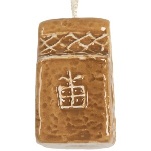 Clayre & Eef Декоративный подвес Дом Керамика 4x3x6 см