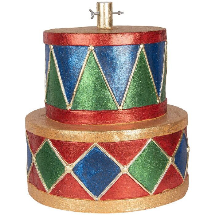 Clayre & Eef Подставка для елки Ø 40x46 см сине-зеленая