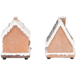 Clayre & Eef Декоративные домики с LED, набор 17 шт 9x8x13 см