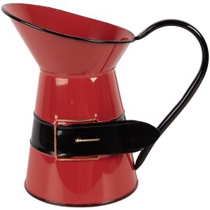 Clayre & Eef 6Y5900M Dekorativer Krug Rot/Schwarz...