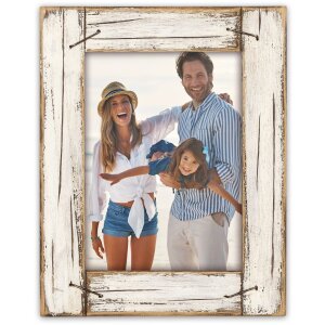 ZEP Bilderrahmen Horn Holz Weiß Vintage 13x18 cm...