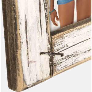 ZEP Bilderrahmen Horn Holz Weiß Vintage 13x18 cm oder 15x20 cm