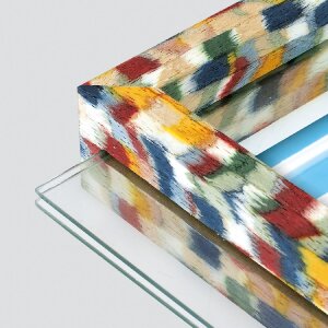 ZEP Fotorahmen Recife Holz bunt Floatingglas beidseitig in 4 Größen aufstellbar