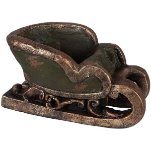 Декоративная санка Clayre & Eef, 35x23x21 см, винтажный рождественский стиль