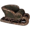Декоративная санка Clayre & Eef, 35x23x21 см, винтажный рождественский стиль