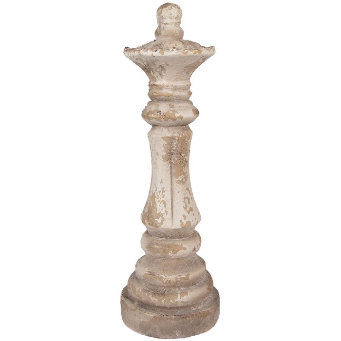 Декоративное украшение Clayre & Eef в виде шахматного короля Ø 13x40 см