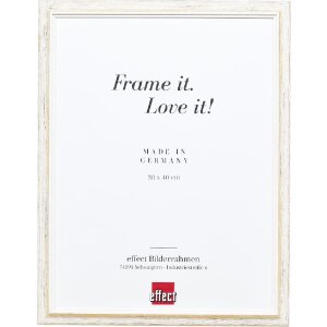 Effect Holzrahmen Profil 67 Landhausstil 2,3 cm breit 4 Farben viele Größen