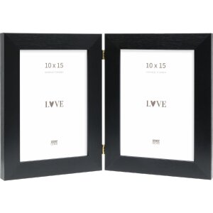 Декнудт S41VH2 — двойная фоторамка чёрная, 2x10x15...