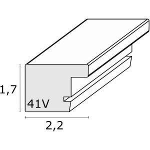 Декнудт S41VH2 — двойная фоторамка чёрная, 2x10x15 см, стекло