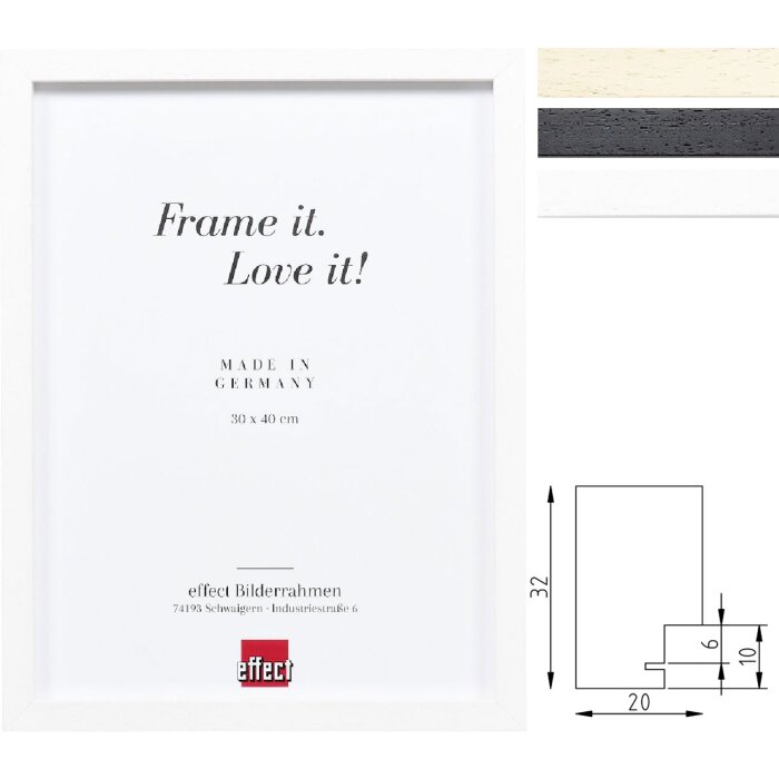 Фоторамка Effect из дерева профиль 74 — с глубоким стилем и элегантностью