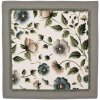 Clayre & Eef GTB43 Servietten 6 Stück 40x40 cm Baumwolle Beige Grün Blumen