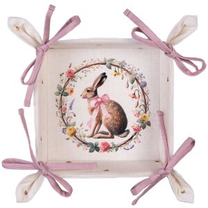 Clayre & Eef EWC47 Brotkörbchen 35x35x8 cm...