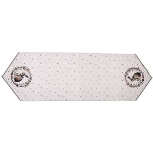 Clayre & Eef Tischläufer NLE65 50x160 cm Beige...