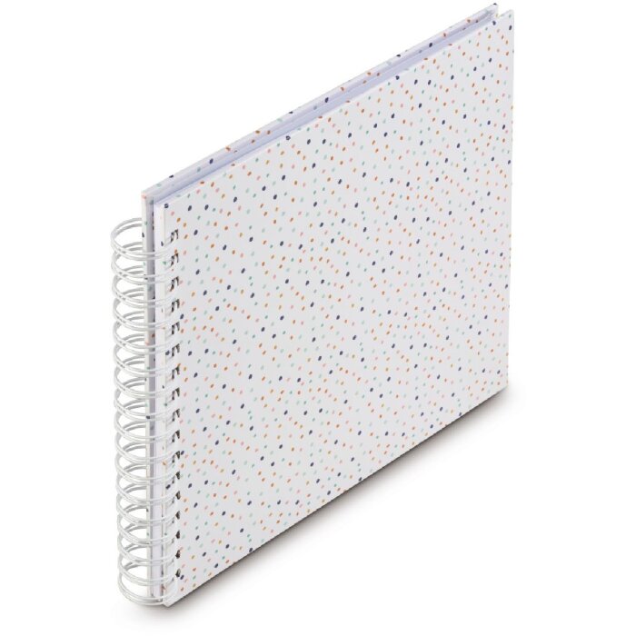 Hama Spiral-Album Confetti 28x24 cm 50 weiße Seiten