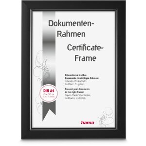 Фоторамка Hama Chill, пластик, черная, DIN A4