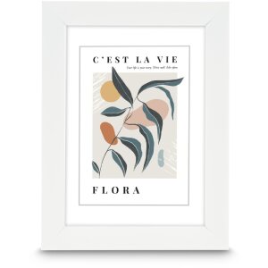 Фоторамка Hama Flora белая 15x20 см