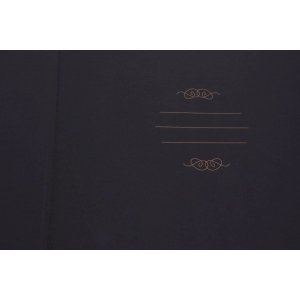 Henzo LONZO XL Fotoalbum 30x36,5 cm weiß Kunstleder 80 schwarze Seiten