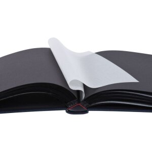 Фотоальбом Henzo LONZO XL 30x36,5 см синий 80 черных страниц