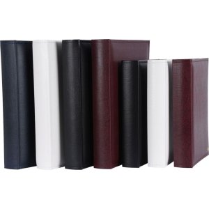 Henzo Fotoalbum LONZO XL 30x36,5 cm bordeaux 80 schwarze Seiten