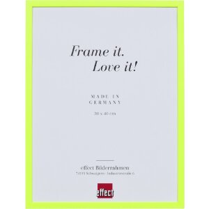 Фоторамка Effect из дерева неон-жёлтая 24x30 см с музеем...