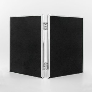 ZEP Metall-Fotorahmen Doppelrahmen Klara 2 Fotos 7x10 cm silber glänzend