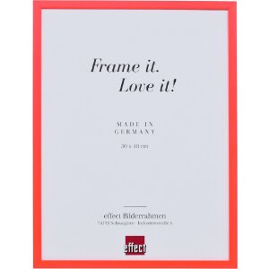 Фоторамка Effect из дерева неоново-красная 30x40 см с...