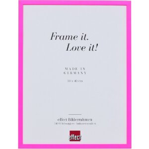 Фоторамка Effect из дерева, неон-розовый, 18x32 см, Кlarglas