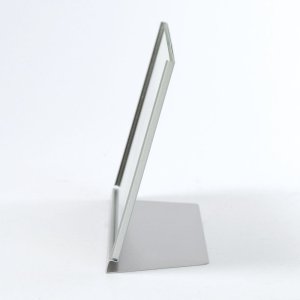 ZEP Metall-Bilderrahmen Window 10x15 cm Silber Querformat mit Standfuß