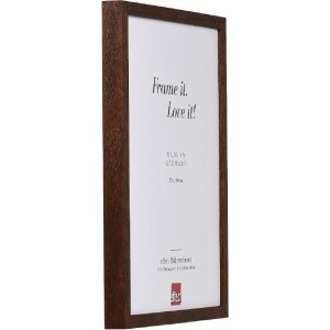 Фоторамка Effect Profil 2430 из дуба 28x35 см, цвет орех, красное стекло