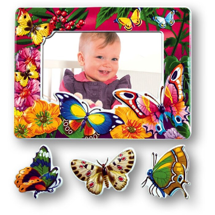 ZEP Wandsticker Schmetterlinge mit Fotorahmen 10x15 cm
