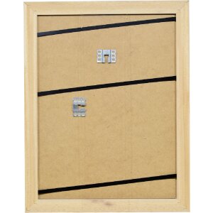 Зеркало Effect Profil 2420 из массива дерева 13x18 см, светло-серое