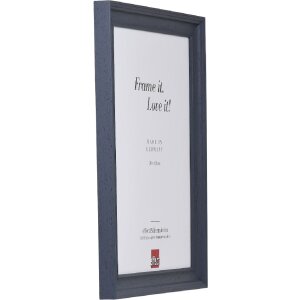 Зеркало в деревянной раме Profil 2420, 10x15 см, серый