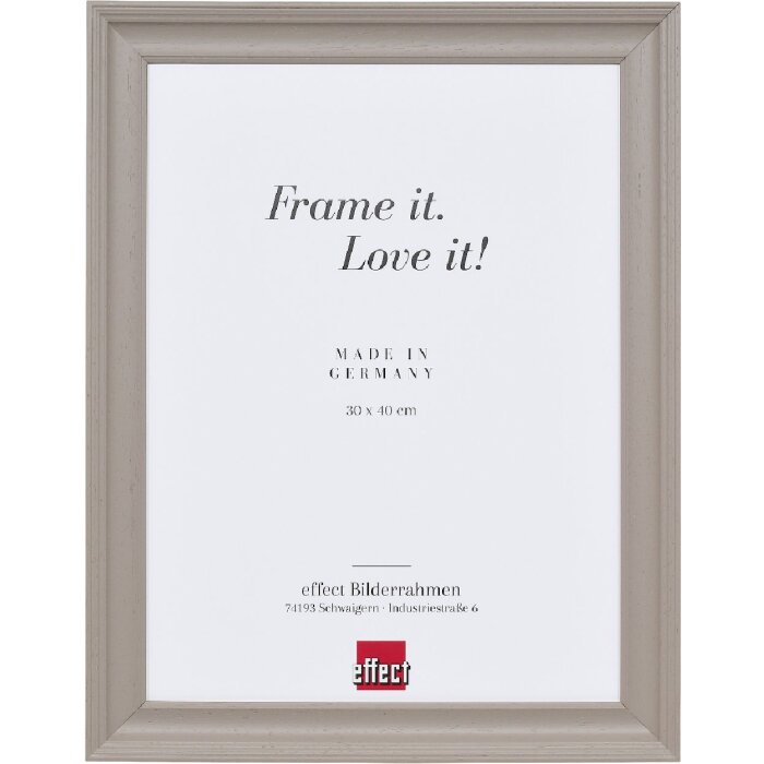 Фоторамка Effect из дерева профиль 2420 светло-коричневая 18x27 см с антирефлексным стеклом