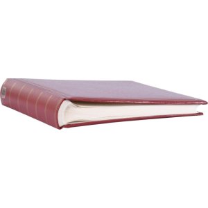 Henzo Fotoalbum MEMORY weinrot 30x36,5 cm 100 weiße Seiten Goldprägung