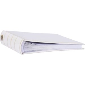 Henzo Fotoalbum MEMORY weiß 28x30,5 cm 100 Seiten Kunstleder Goldprägung