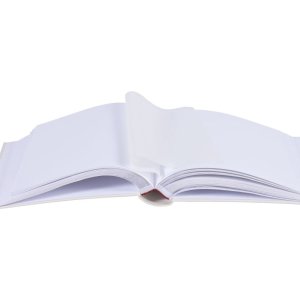 Henzo Fotoalbum MEMORY weiß 28x30,5 cm 100 Seiten Kunstleder Goldprägung