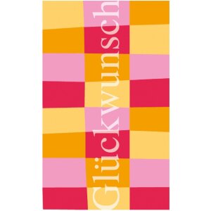 ARTEBENE Glückwunschkarte Cosmopoliten rot