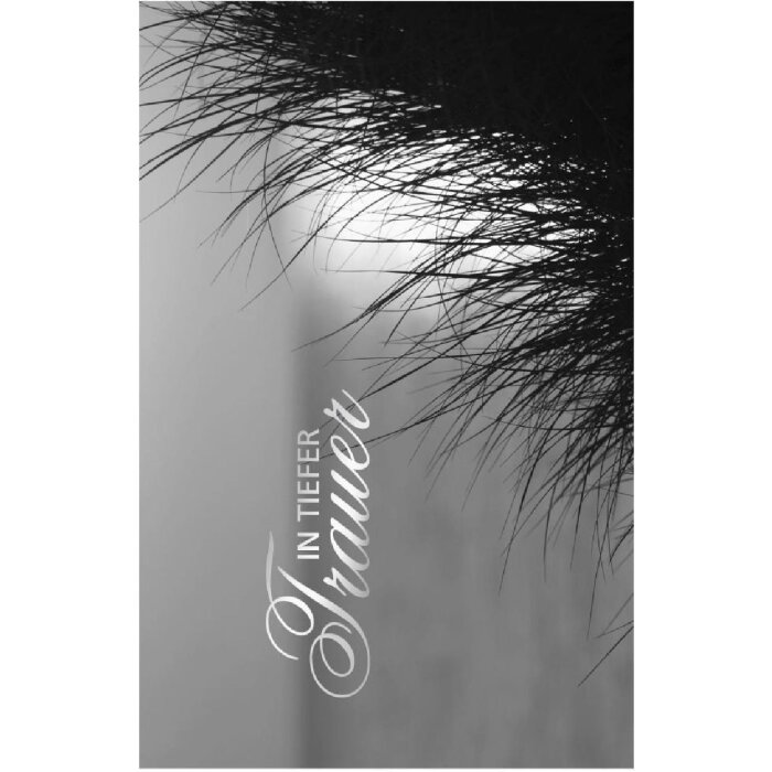 Artebene Karte Präge-Trauer-Horizont, Schwarz, Einheitsgröße