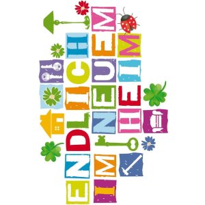 Artebene Karte Folie Neues Heim, Farbe: Weiß,...