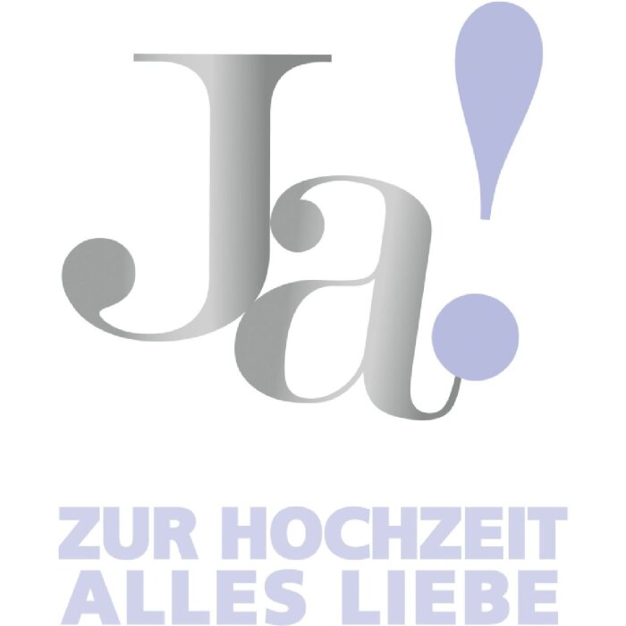 Artebene Karte Präge-Hochzeit-Ja, Farbe: Weiß, Größe: 16,5 x 22,5 cm