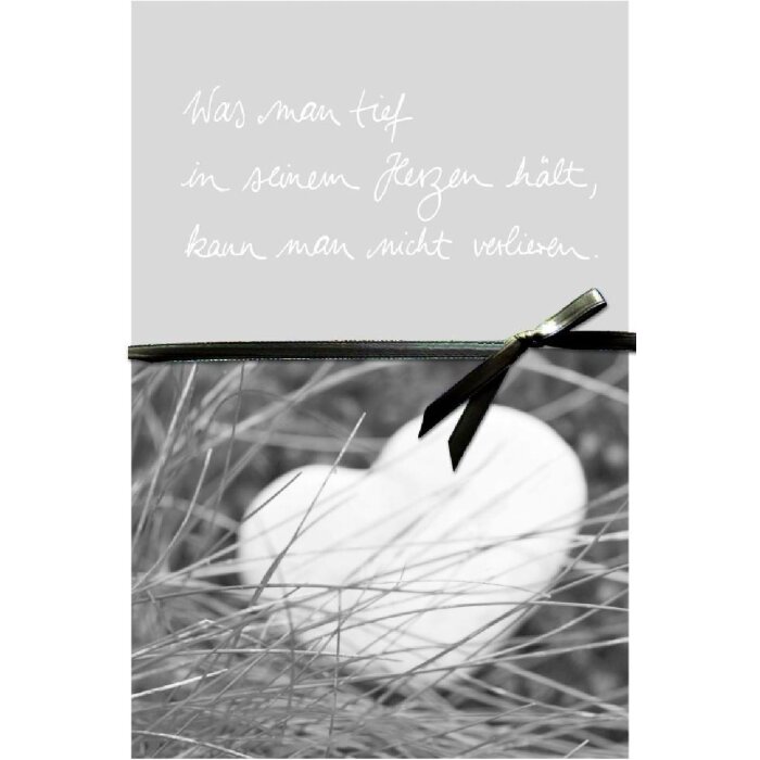 Artebene Karte Präge Trauer Steinherz