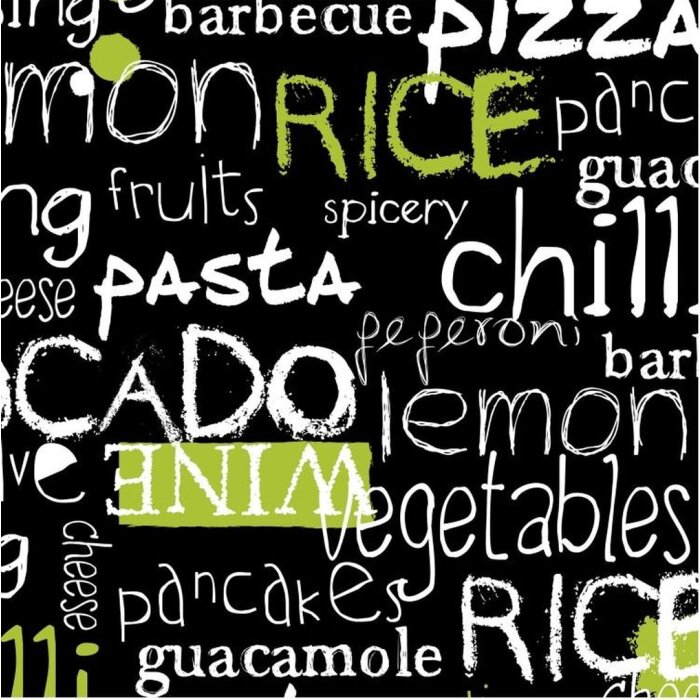 Бумажные салфетки Culinaria черного цвета