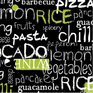 Бумажные салфетки Culinaria черного цвета