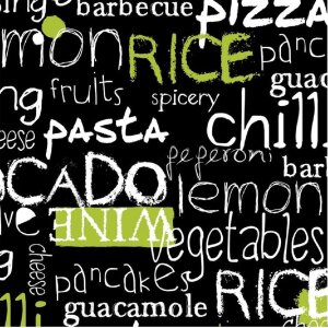 Бумажные салфетки Culinaria черного цвета