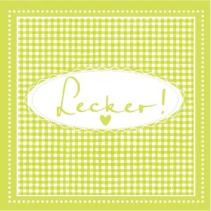 Бумажные салфетки Lecker-lime