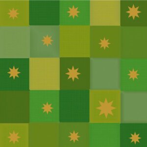 Бумажные салфетки клетчатые зеленые