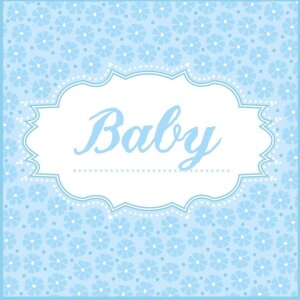 Бумажные салфетки Baby-bleu