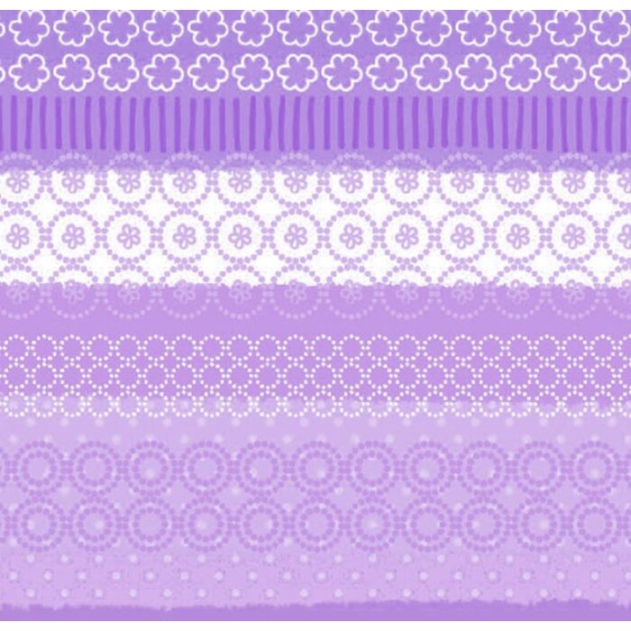 Бумажные салфетки с рисунком микс полос