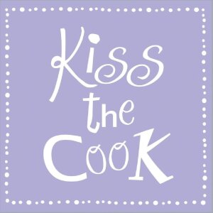 Бумажные салфетки Kiss the Cook-mauve