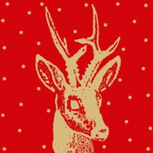 Бумажные салфетки Artebene roebuck-red-gold